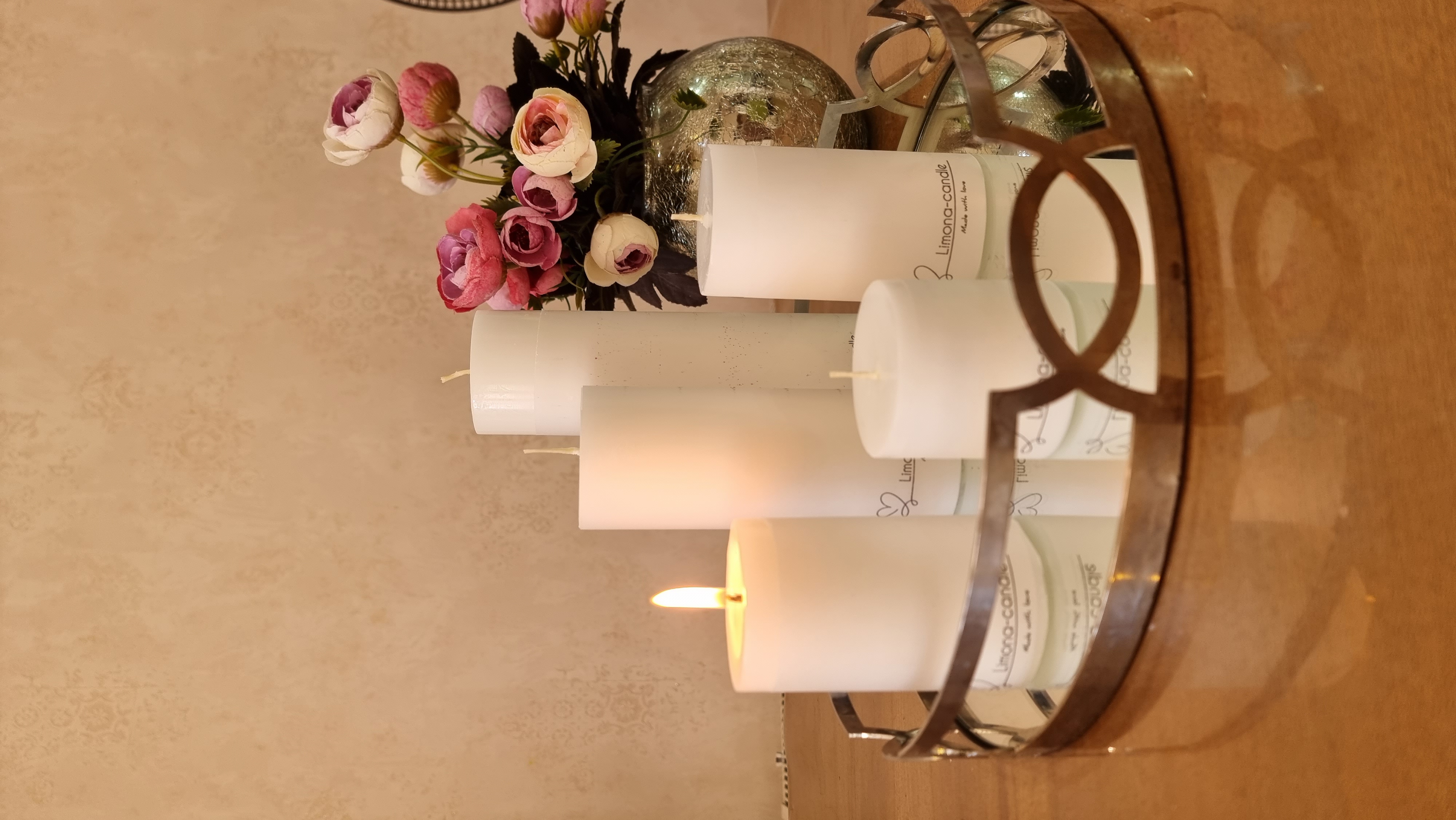 شمع استوانه ای قطر ۶